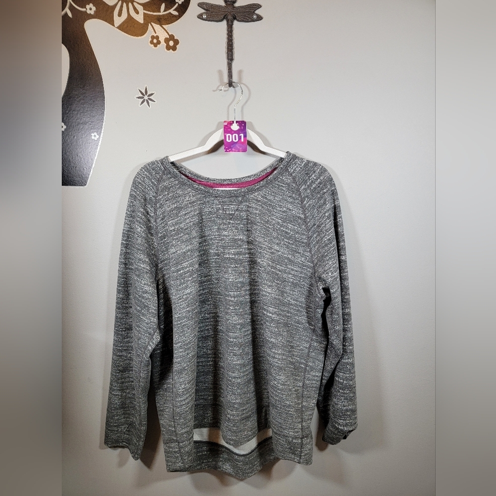 #045 💗 XL 2XL Womens Athletic Yoga Running Reversible Shirt #001